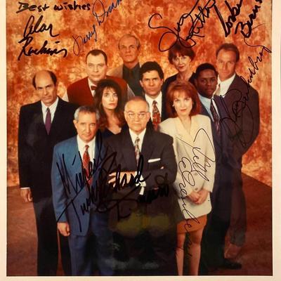 L.A. Law cast signed photo