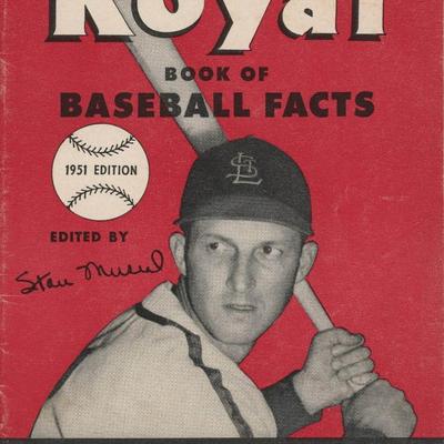 Stan Musial signed Royal Book of Baseball Facts
