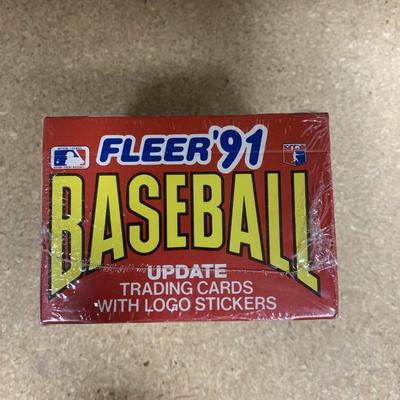 Fleer 1991 baseball card box