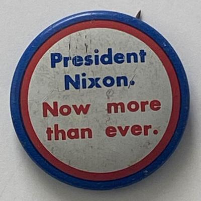 Richard Nixon campaign pin