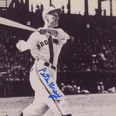Pete Gray signed photo