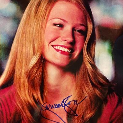 January Jones signed photo