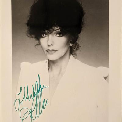 Joan Collins signed photo