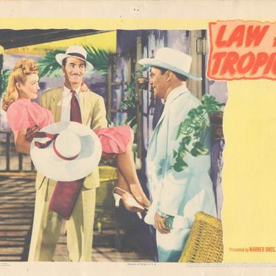 Law of the Tropics 
1941 original vintage lobby card