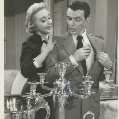 Frank Sinatra signed movie photo. GFA Authenticated