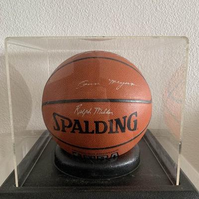 Basketball Hall of Fame signed ball