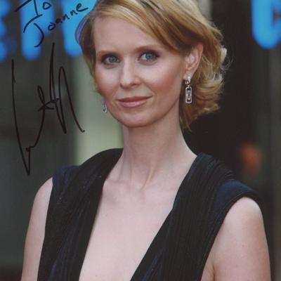 Sex in The City Cynthia Nixon signed photo