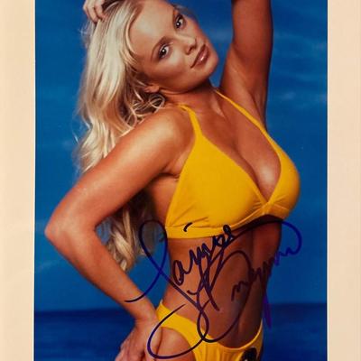 Playboy Playmate Jaime Bergman signed photo