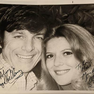 Meredith MacRae / Greg Mullavey signed photo