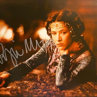 Braveheart Sophie Marceau signed "Braveheart" movie photo