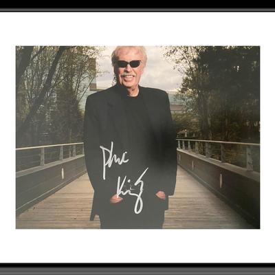 Nike founder Phil Knight signed photo