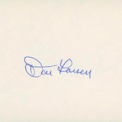 Don Larsen original signature