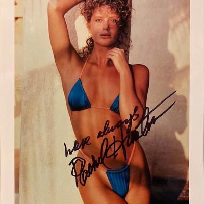 Rachel Hunter signed photo
