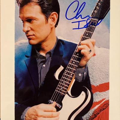 Chris Isaak signed photo