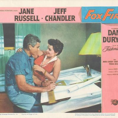 Foxfire 1955 original vintage lobby card