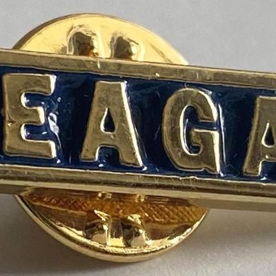 40th POTUS Ronald Reagan pin