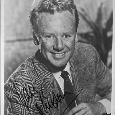 Van Johnson signed photo