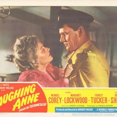 Laughing Anne 1954 original vintage lobby card