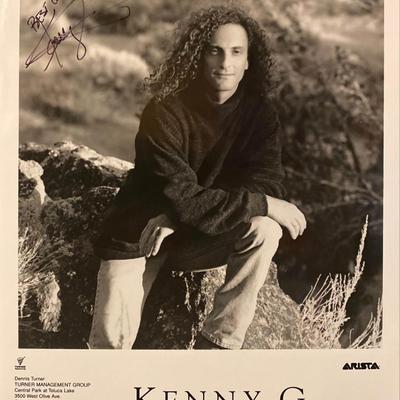 Kenny G. signed photo