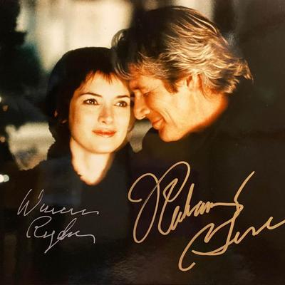 Autumn in New York Richard Gere and Winona Ryder signed movie photo