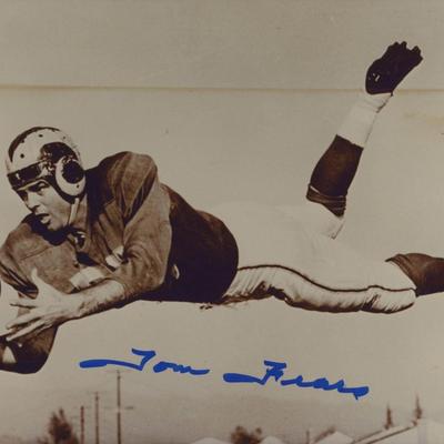 Tom Fears LA Rams signed photo