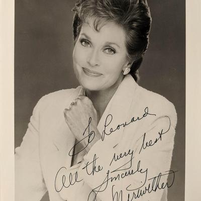Lee Meriwether signed photo