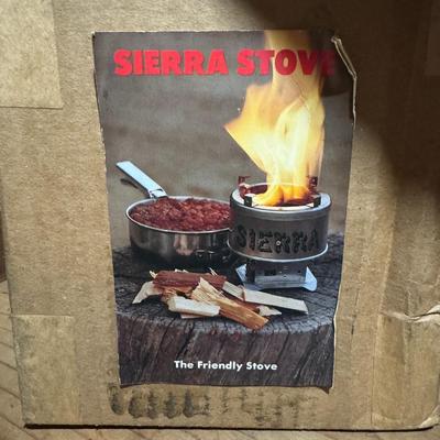 Sierra Stove " The Friendly Stove " Camping stove