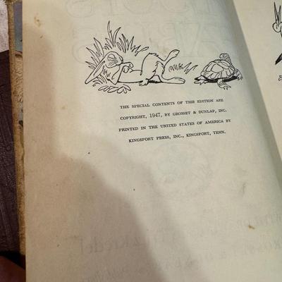 Antique “Little Women” & “Aesops Fables” Books