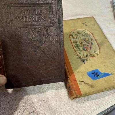 Antique “Little Women” & “Aesops Fables” Books