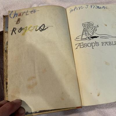 Antique “Little Women” & “Aesops Fables” Books
