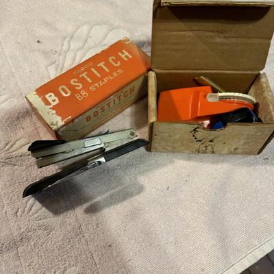 Vintage Stapler & Labeler