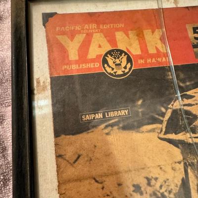 Framed Yank Magazine Cover