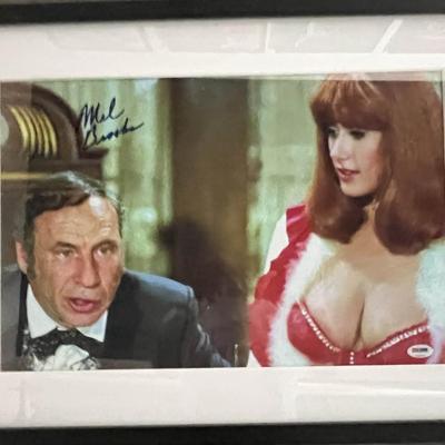 Mel Brooks signed photo. PSA authenticated
