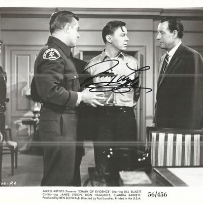 Jimmy Lydon signed photo