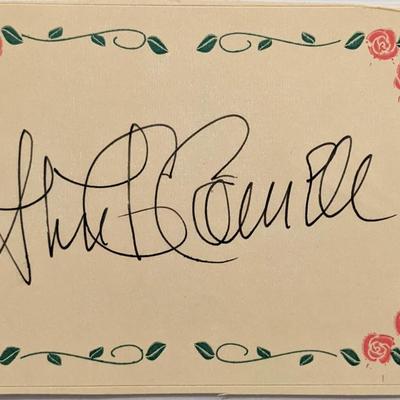 TV producer Stephen Cannell original signature