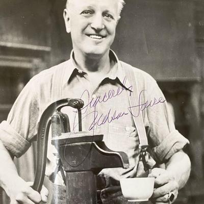 Judson Laire signed photo