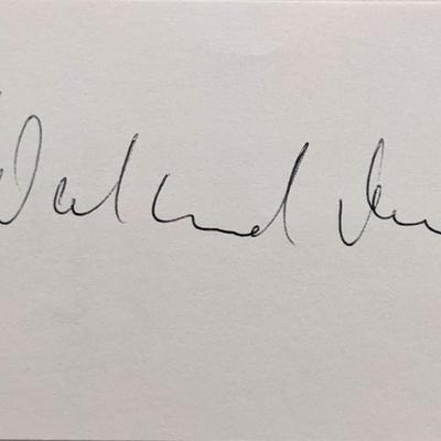 Paul Picerni original signature