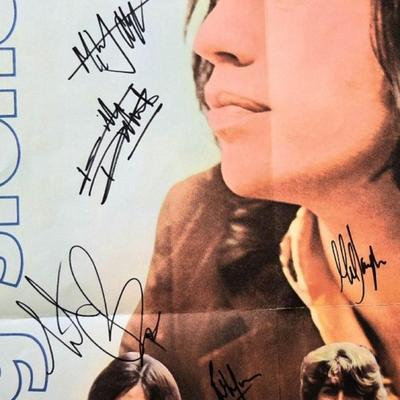 The Rolling Stones signed insert poster