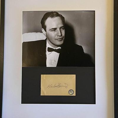The Godfather Marlon Brando original signature collage