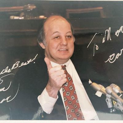 US Secretary James Brady signed photo