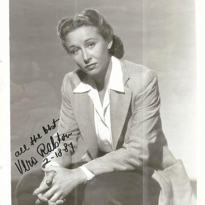 Vera Ralston Signed Photo