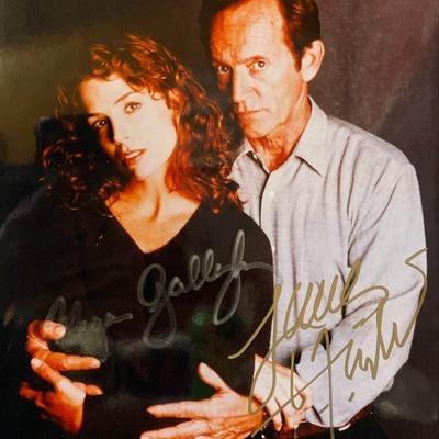 Millennium Lance Henrikson and Megan Gallagher signed photo