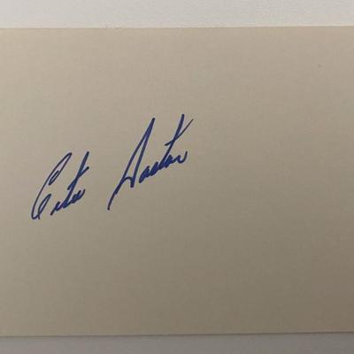 Baseball Cito Gaston original signature 