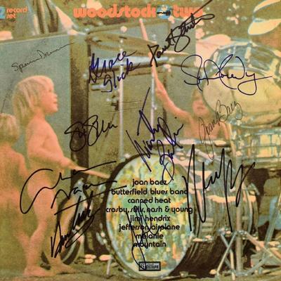 Woodstock Two Signed album 