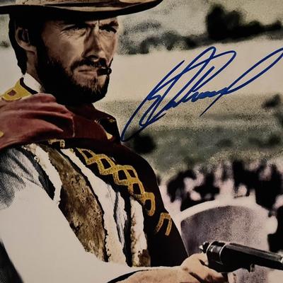 Clint Eastwood signed photo