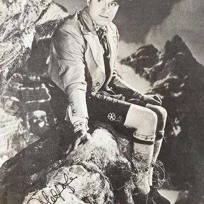 Bob Hope signed magazine page