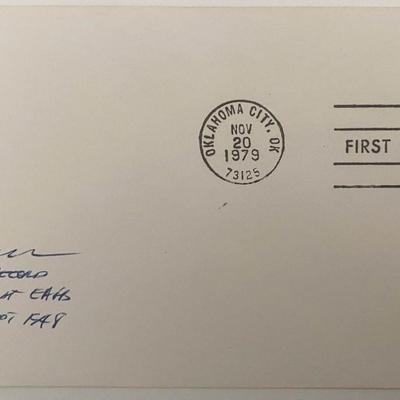 World Speed Record winner R.L Johnson signed FDC