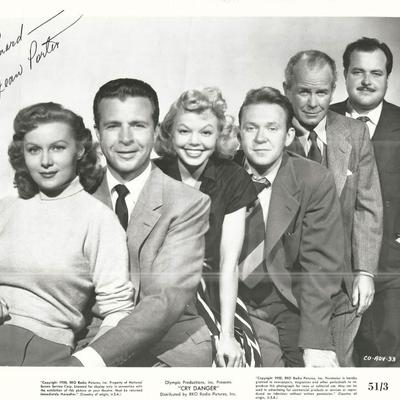 Cry Danger Jean Porter Signed Photo