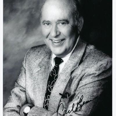 Carl Reiner signed photo