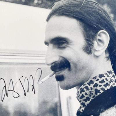 Frank Zappa Signed Photo
